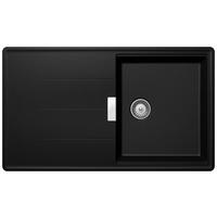 SPÜLE TIAD100UMAG  - Dunkelgrau, Basics, Stein (86/50cm) - Schock