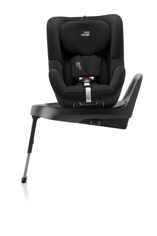 REBOARDER-KINDERSITZ Dualfix M Plus  - Schwarz, Basics, Kunststoff/Textil (44/55cm) - Britax Römer
