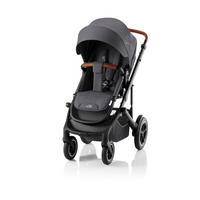 KINDERWAGEN Smile 5Z  - Dunkelgrau/Schwarz, Basics, Textil/Metall (57/112/97,7cm) - Britax Römer