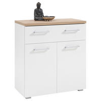 Dulap Pentru Pantofi 78/85/38 cm  - argintiu/alb, Modern, plastic/material pe bază de lemn (78/85/38cm) - MID.YOU