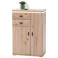 GARDEROBE 4-teilig  in 155/204/38 cm  - Eichefarben, Natur, Holz/Holzwerkstoff (155/204/38cm) - Linea Natura