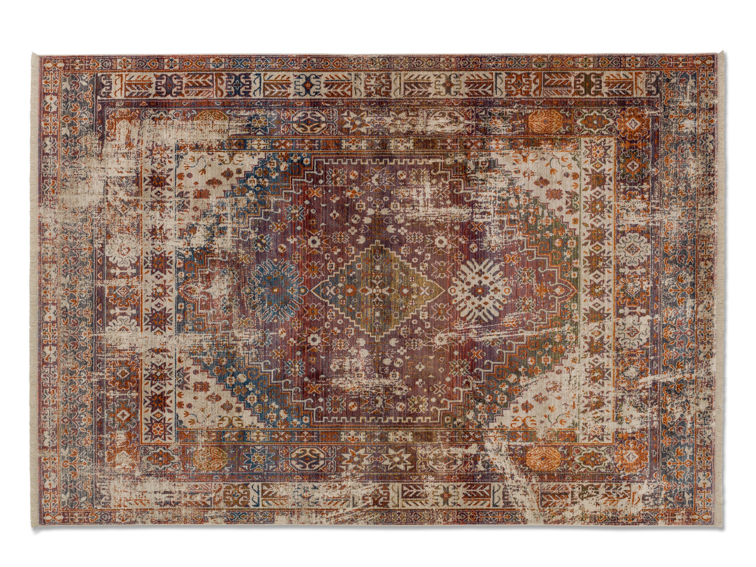 WEBTEPPICH 160/235 cm Mystik Lila, Orange, Rot  - Lila/Rot, Design, Textil (160/235cm) - Schöner Wohnen