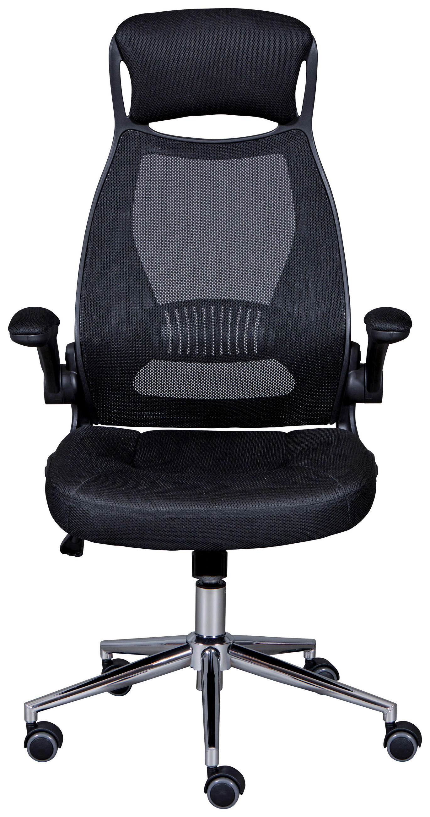 DREHSTUHL Schwarz  - Schwarz, KONVENTIONELL, Textil/Metall (68-65/114-122/68cm) - MID.YOU