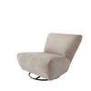 XXL-SESSEL in Cord Beige  - Beige/Schwarz, Trend, Textil/Metall (95/77/94cm) - Livetastic