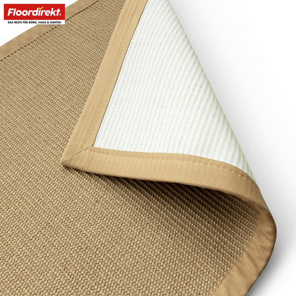 FLACHWEBETEPPICH 200/200 cm Amazonas Naturfarben rechteckig  - Naturfarben, Basics, Kunststoff/Textil (200/200cm) - Floordirekt