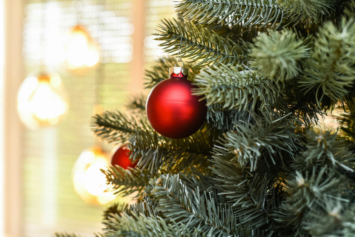 WEIHNACHTSBAUM 210 cm  - Waldgrün, Basics, Kunststoff/Metall (150/210cm)