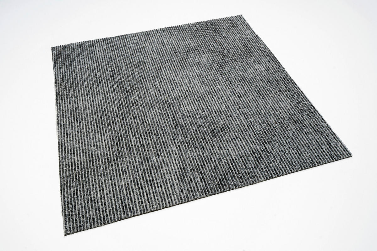 TEPPICHFLIESE 50/50 cm in Dunkelgrau  - Dunkelgrau, Basics, Textil (50/50cm)