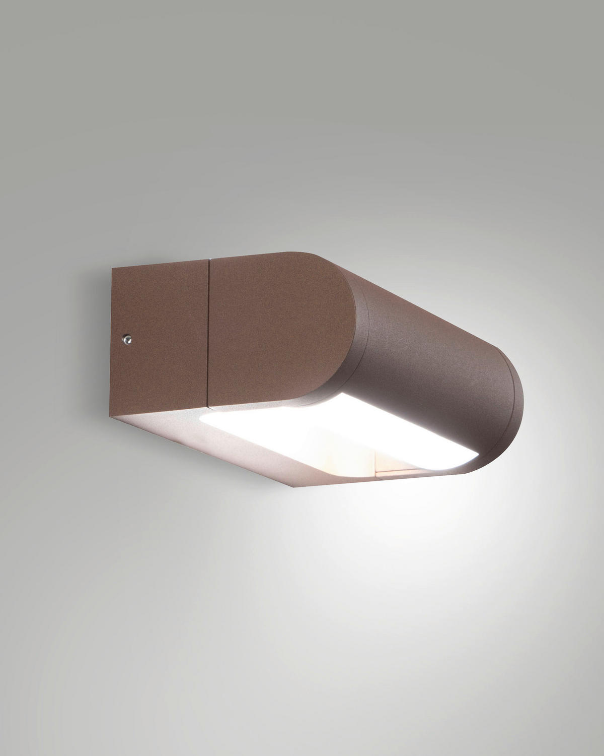 ZUNANJA STENSKA SVETILKA  Wild   17.5/11/6 cm          - temno siva/bela, Basics, kovina/umetna masa (17.5/11/6cm)