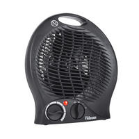 2u1, ventilator+grijalica - crna, Basics, plastika (26/22/14cm)