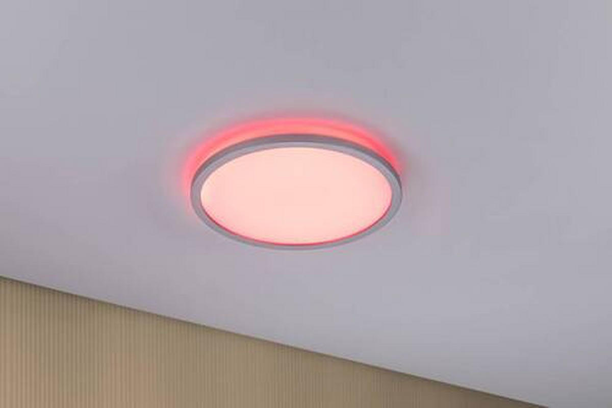 LED-PANEEL  - Chromfarben, Basics, Kunststoff (29,3cm) - Paulmann