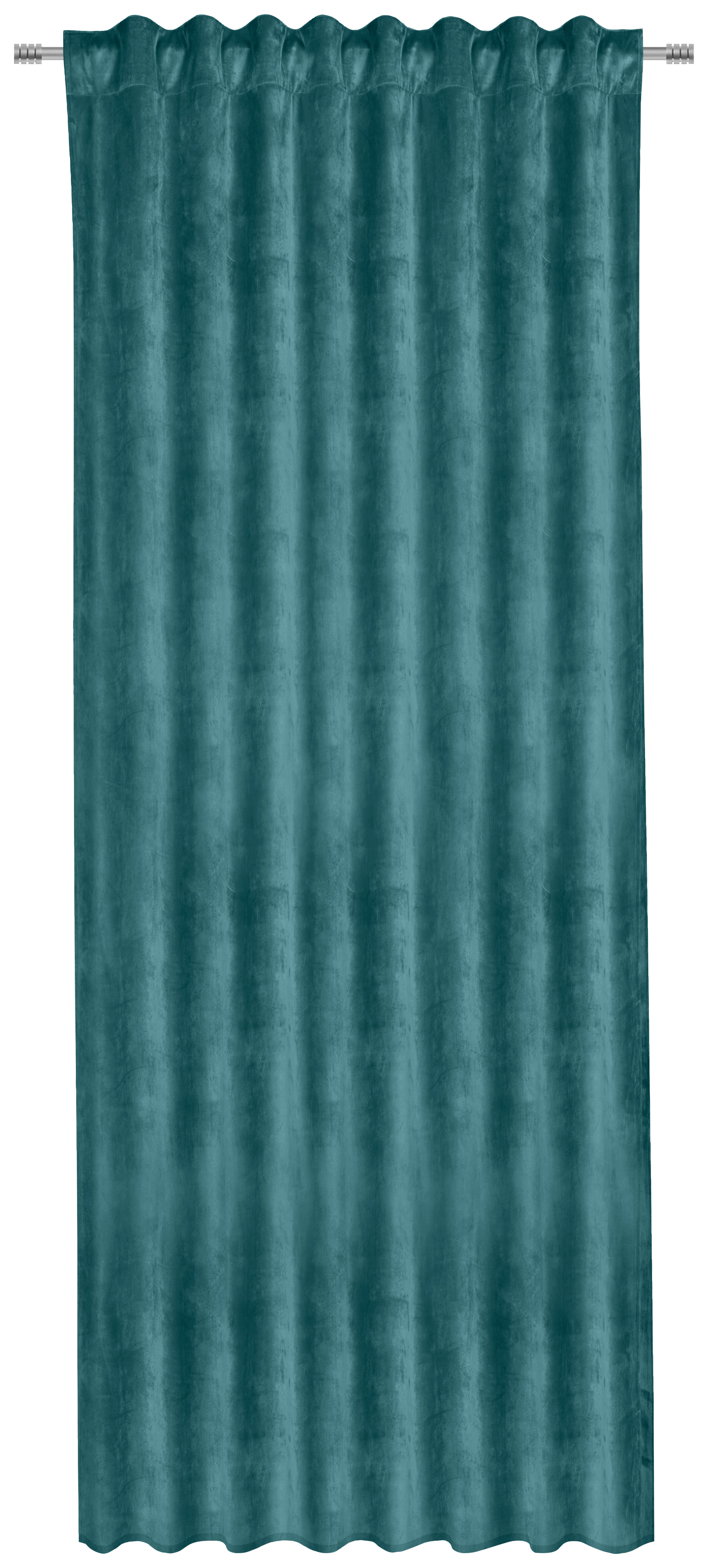 Fertigvorhang blickdicht  - Jadegrün, KONVENTIONELL, Textil (135/255cm) - Esposa