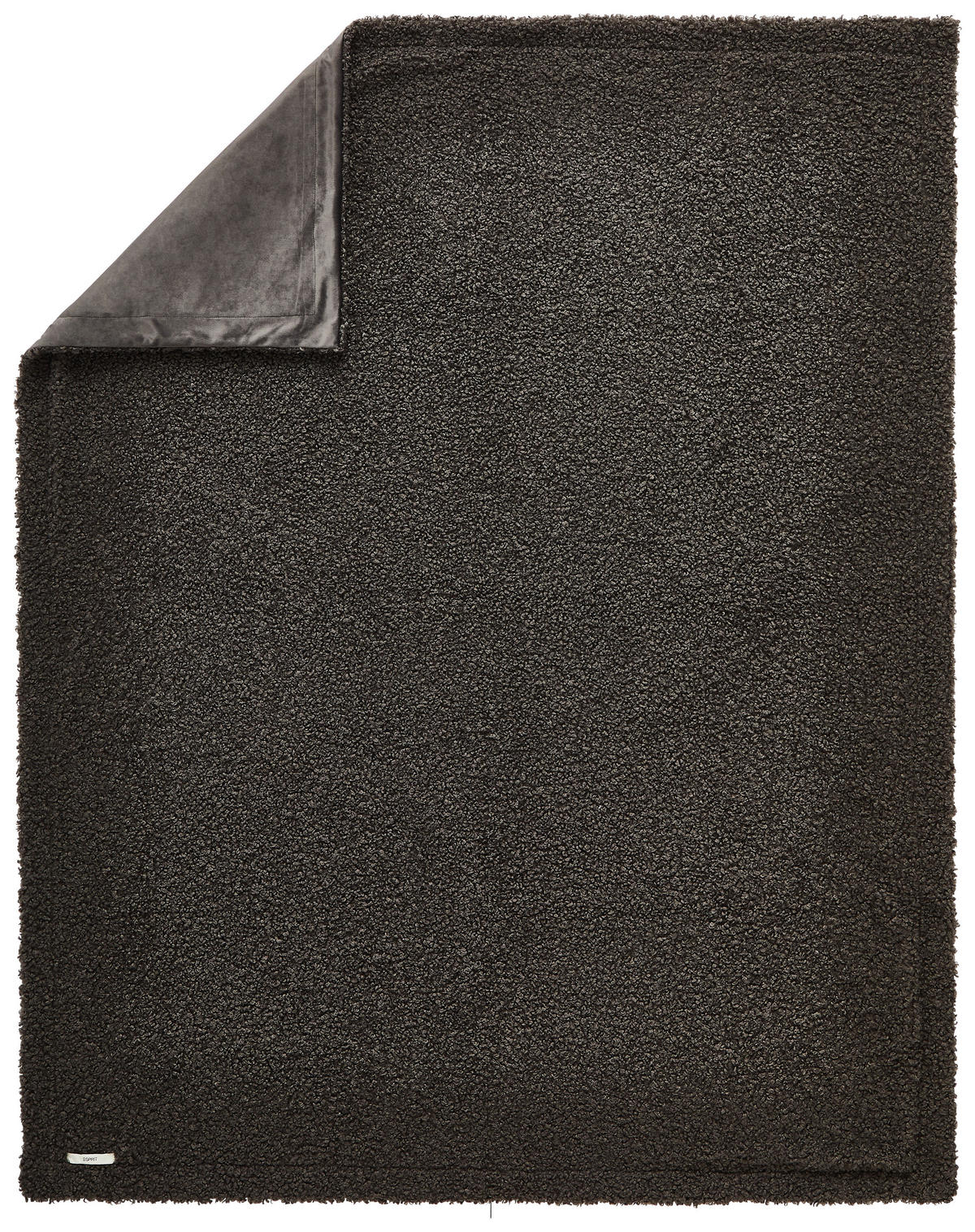 PLÉD, polyester, 130/170 cm - antracitová, Basics, textil (130/170cm) - Esprit