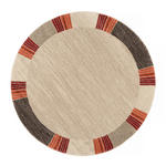 WEBTEPPICH 120 cm Palazzo Lobo Dunkelbraun, Beige  - Dunkelbraun/Beige, KONVENTIONELL, Textil (120cm) - Novel