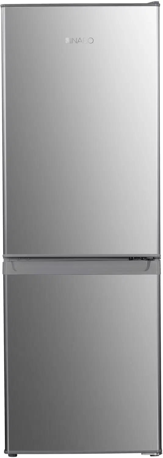KÜHL-GEFRIER-KOMBINATION KGK 1755  - Edelstahlfarben, Basics, Metall (49,5/142,5/53cm) - Nabo