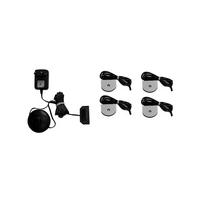 SKÅPBELYSNING   - svart, Design, metall/glas - Xora