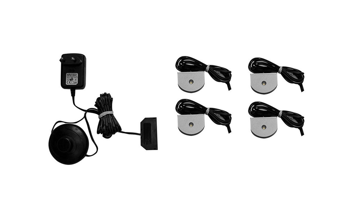 SKÅPBELYSNING   - svart, Design, metall/glas - Xora