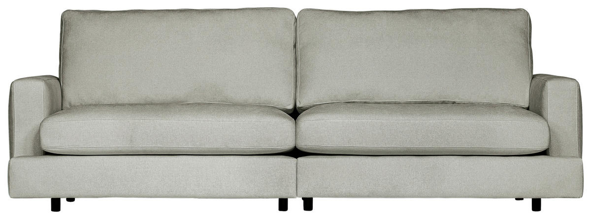 SOFFA i grå  - svart/grå, Klassisk, trä/textil (253/87/105cm) - Best Price