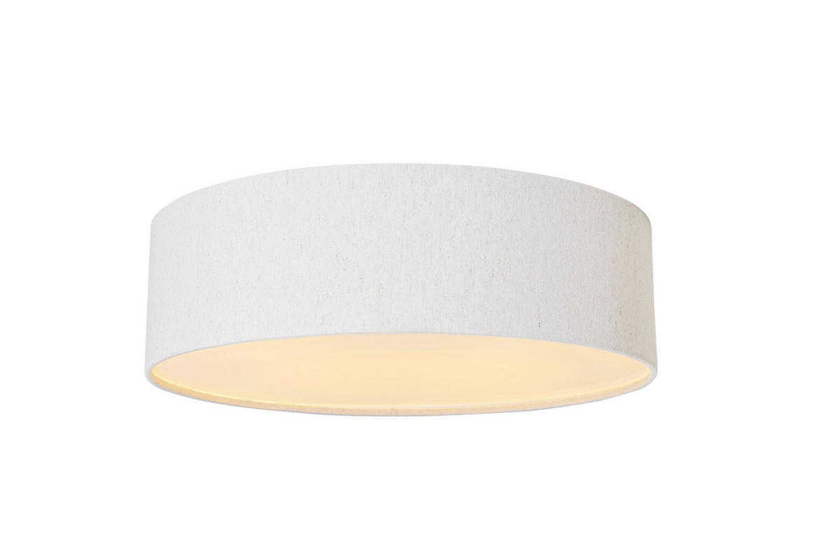 DECKENLEUCHTE  45/13 cm    - Naturfarben, Basics, Kunststoff/Textil (45/13cm) - Novel