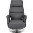 RELAXSESSEL Echtleder Relaxfunktion - Grau, Design, Leder/Metall (72/115/79cm) - Welnova RELAXSESSEL Echtleder Relaxfunktion - Grau, Design, Leder/Metall (72/115/79cm) - Welnova
