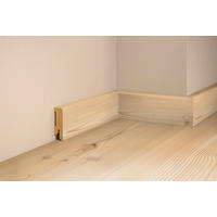 SOCKELLEISTE, Lärche Natur Pur  - Basics, Holz (250/5/1,6cm) - Tilo