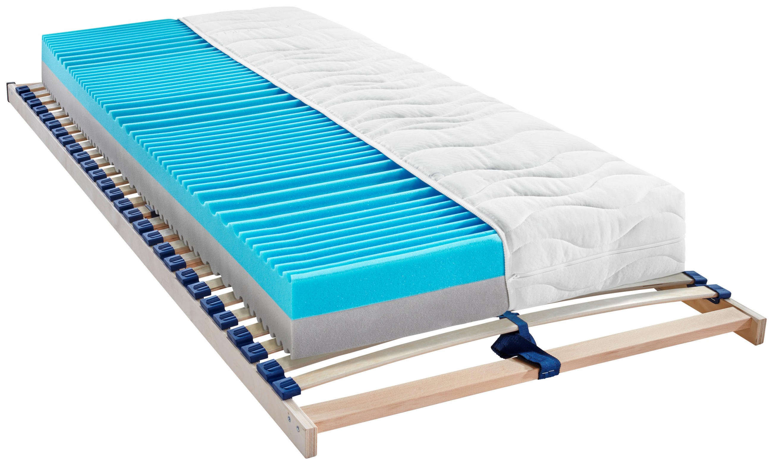 MATRATZENSET 140/200 cm  - Naturfarben, Basics, Holz (140/200cm) - Sleeptex