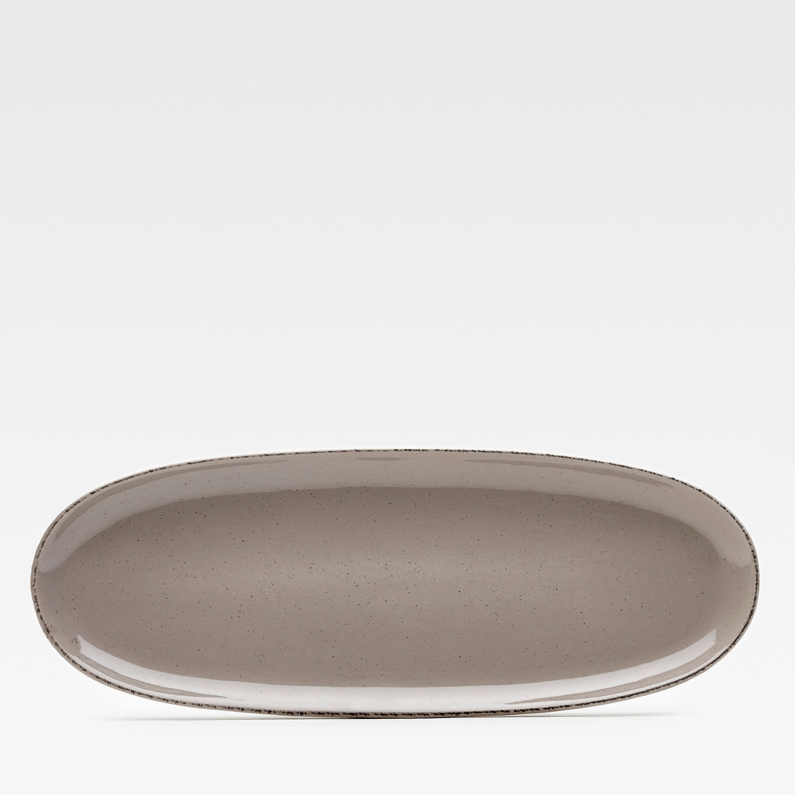SERVIERPLATTEN-SET Urban 4-teilig  - Hellbraun, Basics, Keramik (34/12.5/2cm) - Van Well