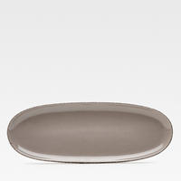 SERVIERPLATTEN-SET Urban 4-teilig  - Hellbraun, Basics, Keramik (34/12.5/2cm) - Van Well