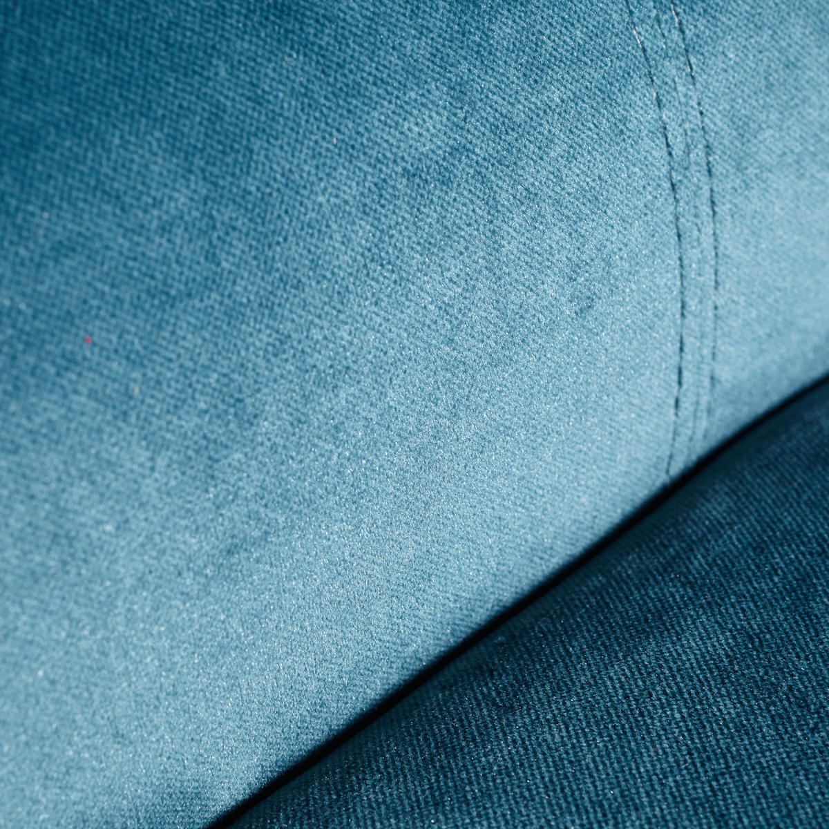 FOTEL - olajkék/fekete, Design, textil/fa (77/93/80cm) - MID.YOU