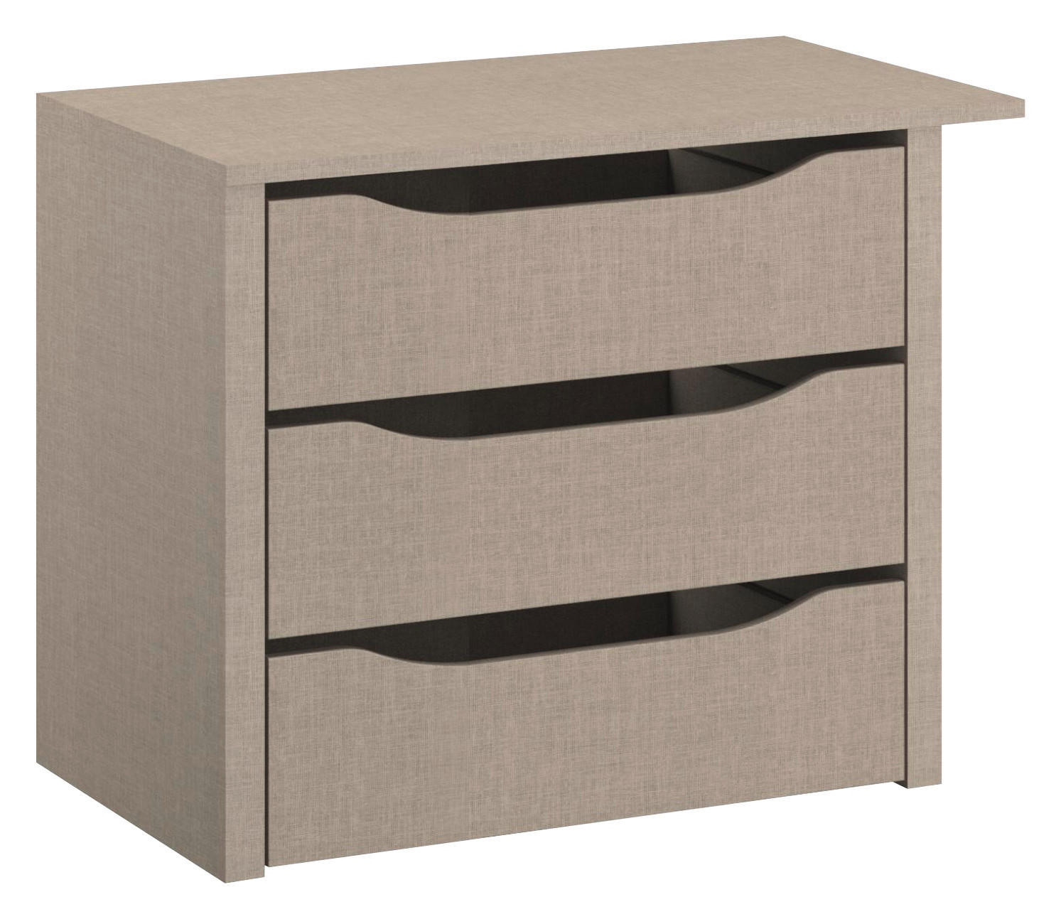 SCHUBKASTENEINSATZ 66/57/45 cm   - Grau, Holzwerkstoff (66/57/45cm) - Carryhome