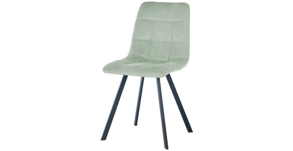 STUHL Cord Grau - Schwarz/Grau, Design, Textil/Metall (45/88/54,5cm) - Carryhome
