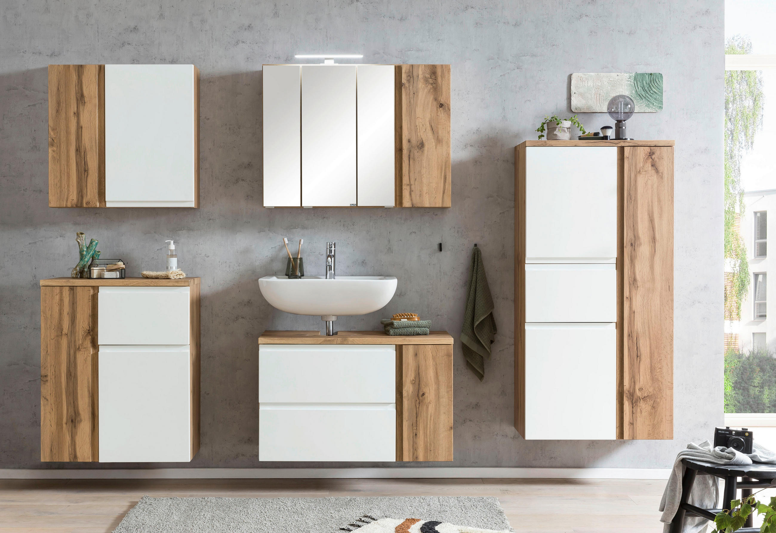 SPIEGELSCHRANK 85/64/20 cm  - MODERN, Glas/Holzwerkstoff (85/64/20cm) - Held