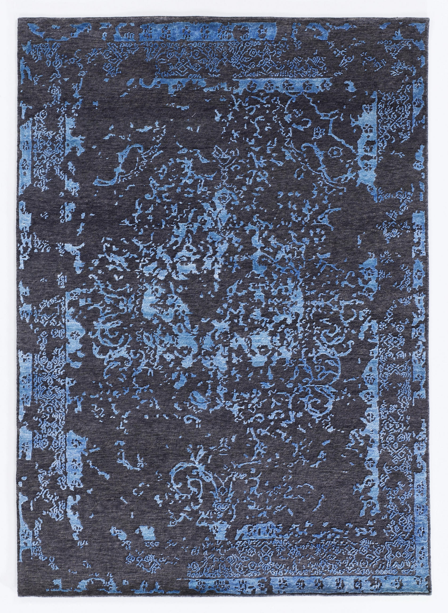 ORIENTTEPPICH 250/350 cm Soho Palis Blau, Grau  - Blau/Grau, Design, Textil (250/350cm) - Musterring