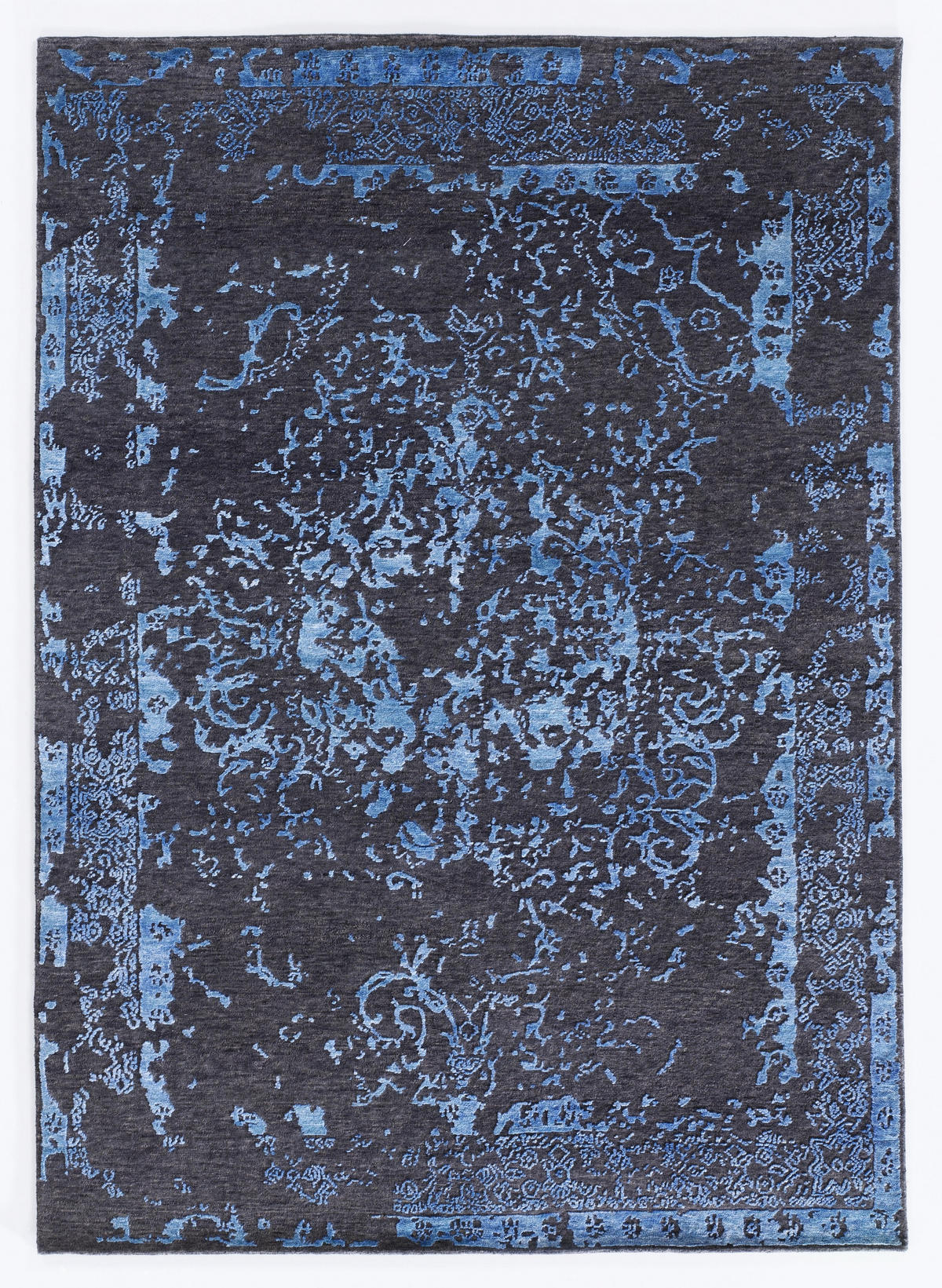 ORIENTTEPPICH 70/140 cm Soho Palis Blau, Grau  - Blau/Grau, Design, Textil (70/140cm) - Musterring