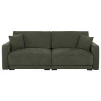 2-SITZER-SOFA in Chenille Dunkelgrau  - Dunkelgrau/Schwarz, Konventionell, Kunststoff/Textil (233/90/110cm) - MID.YOU