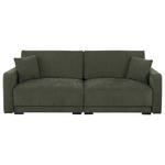 2-SITZER-SOFA in Chenille Dunkelgrau  - Dunkelgrau/Schwarz, KONVENTIONELL, Kunststoff/Textil (233/90/110cm) - Carryhome