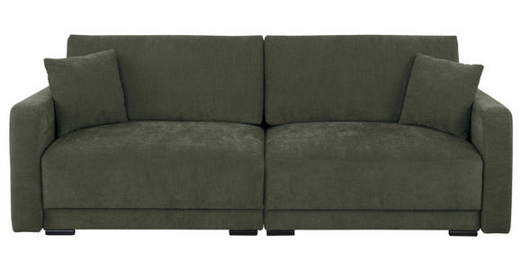 2-SITZER-SOFA in Chenille Dunkelgrau  - Dunkelgrau/Schwarz, KONVENTIONELL, Kunststoff/Textil (233/90/110cm) - Carryhome