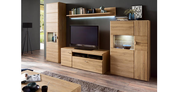 WANDBOARD Eichefarben - Eichefarben, KONVENTIONELL, Holzwerkstoff (170/25/26cm) - Cantus