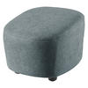 HOCKER Webstoff Blau  - Blau/Schwarz, Design, Kunststoff/Textil (54/41/57cm) - SetOne by Musterring