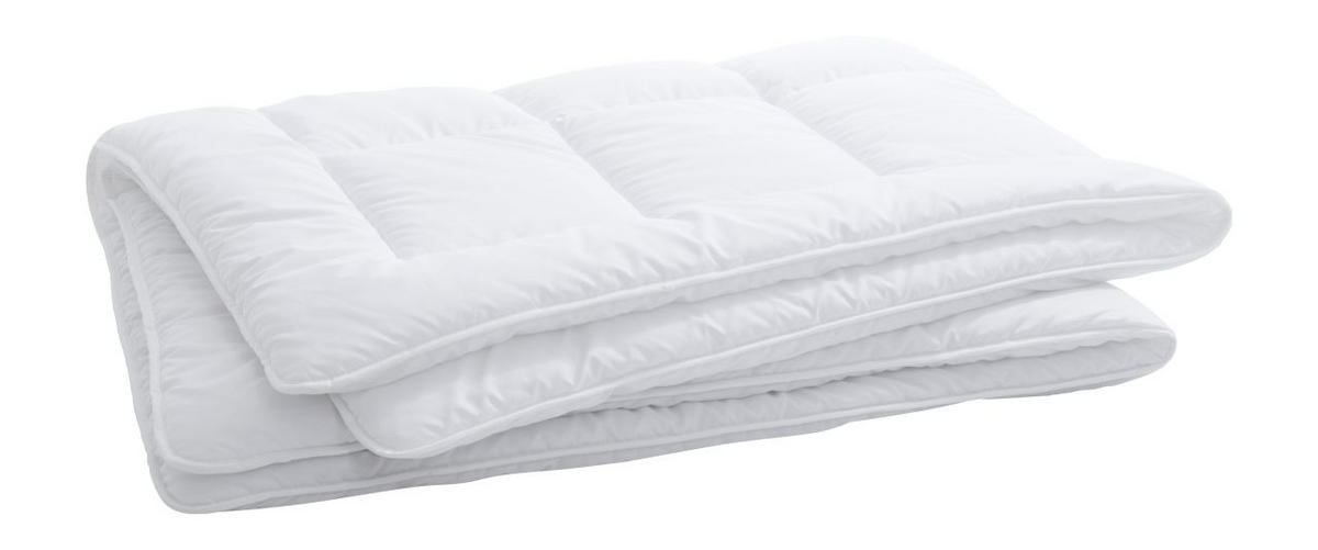 GANZJAHRESDECKE  Antigua Uno  200/200 cm   - Weiß, Textil (200/200cm) - Billerbeck