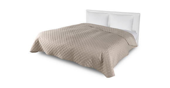 Tagesdecke Cäcilia - Beige, MODERN, Textil (220/260cm) - Luca Bessoni