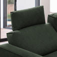 ECKSOFA  in Flachgewebe Grün  260/210 cm  - Schwarz/Grün, Design, Textil/Metall (260/210cm) - Johann Jakob