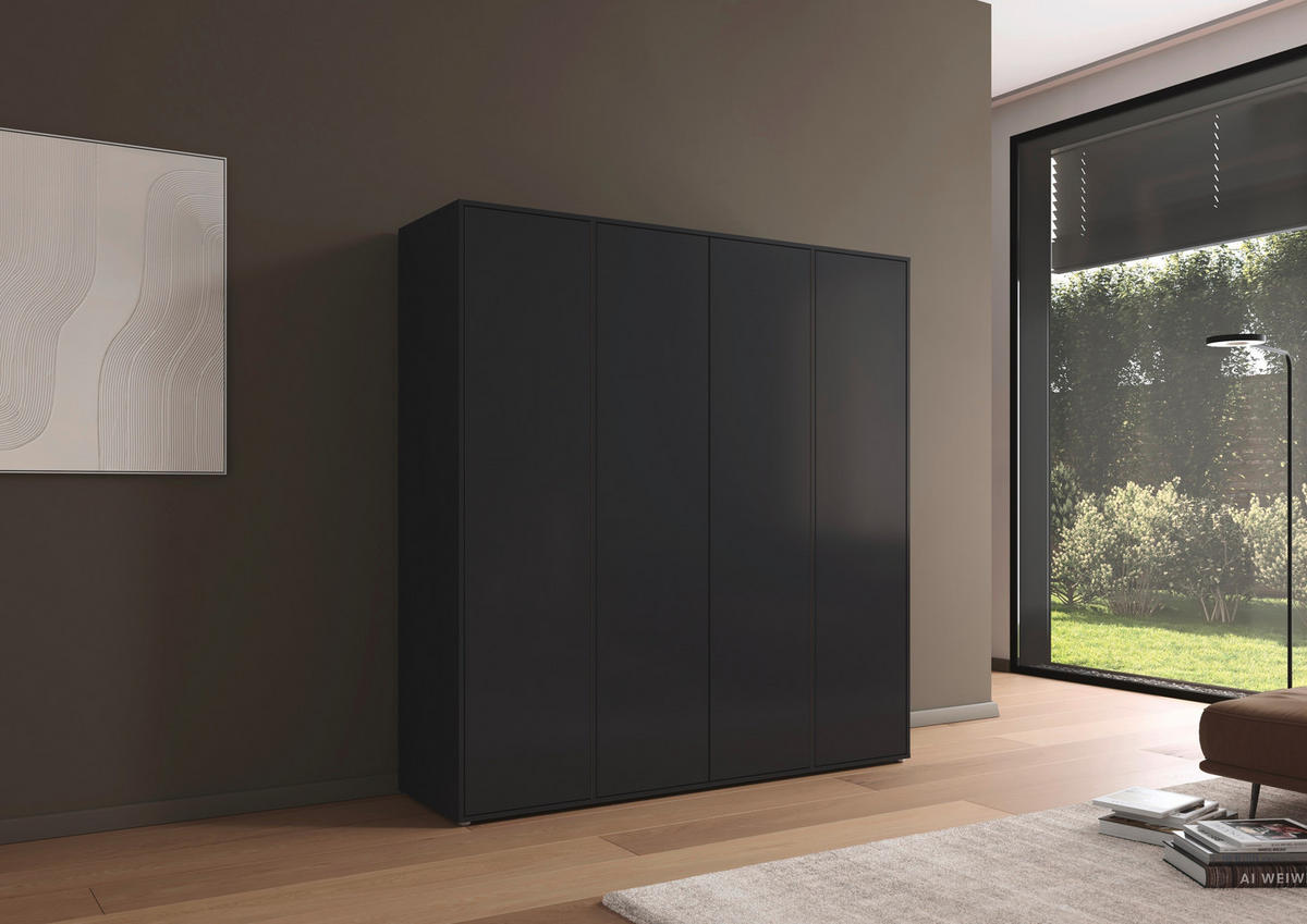 DREHTÜRENSCHRANK in Grau  - Grau, Modern, Holzwerkstoff (187/194/53cm) - Rauch Möbel
