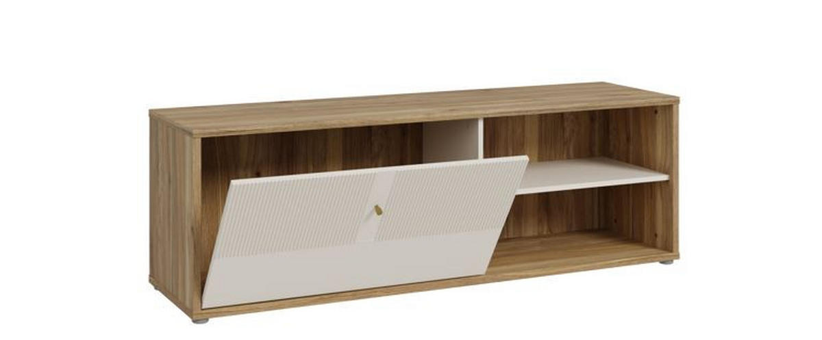 KOMODA POD TELEVIZI, pískové barvy, 154,2/51,1/42 cm - pískové barvy, Design, kompozitní dřevo (154,2/51,1/42cm) - Xora