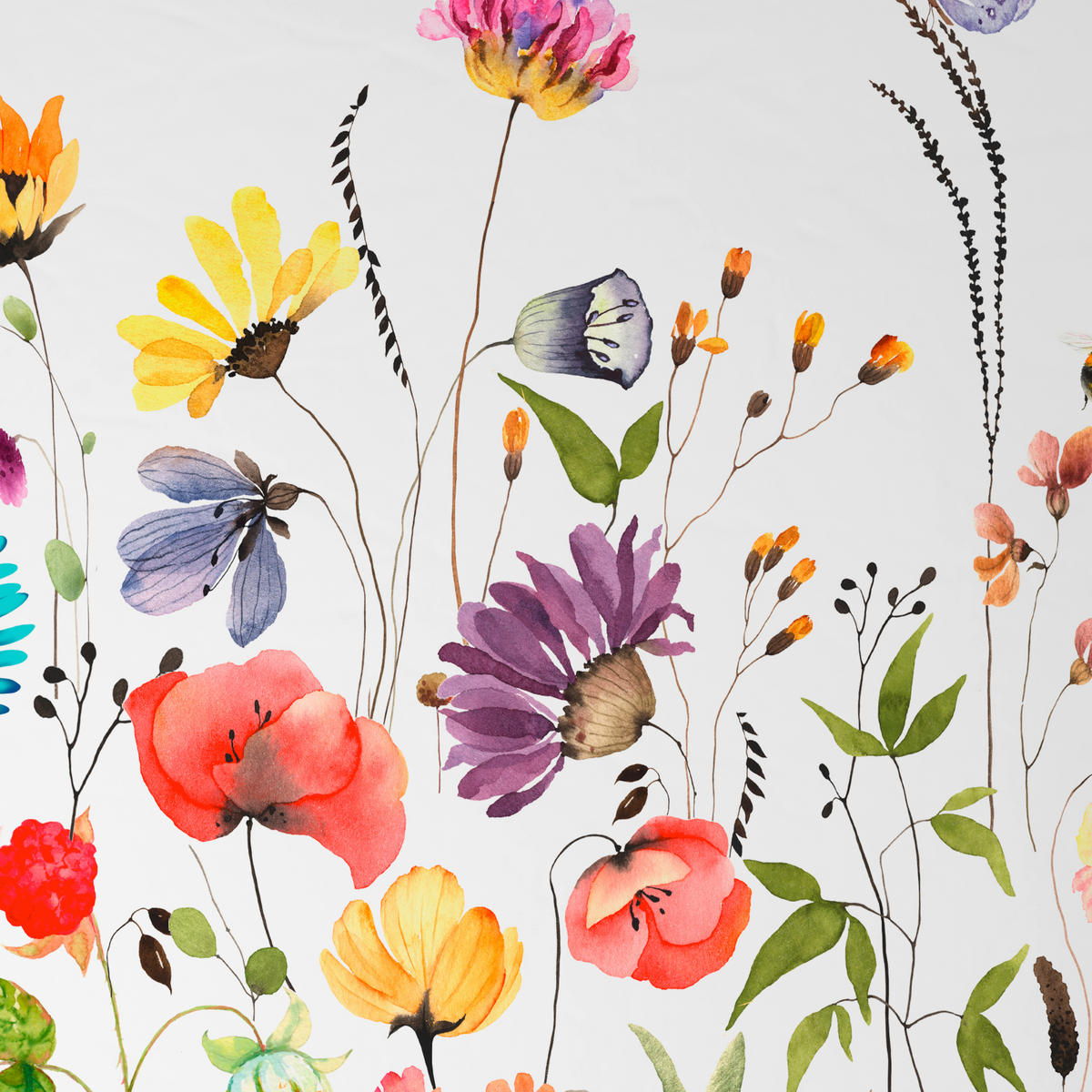 WENDEBETTWÄSCHE Satin 155/220 cm  - Multicolor, Textil (155/220cm) - Novel