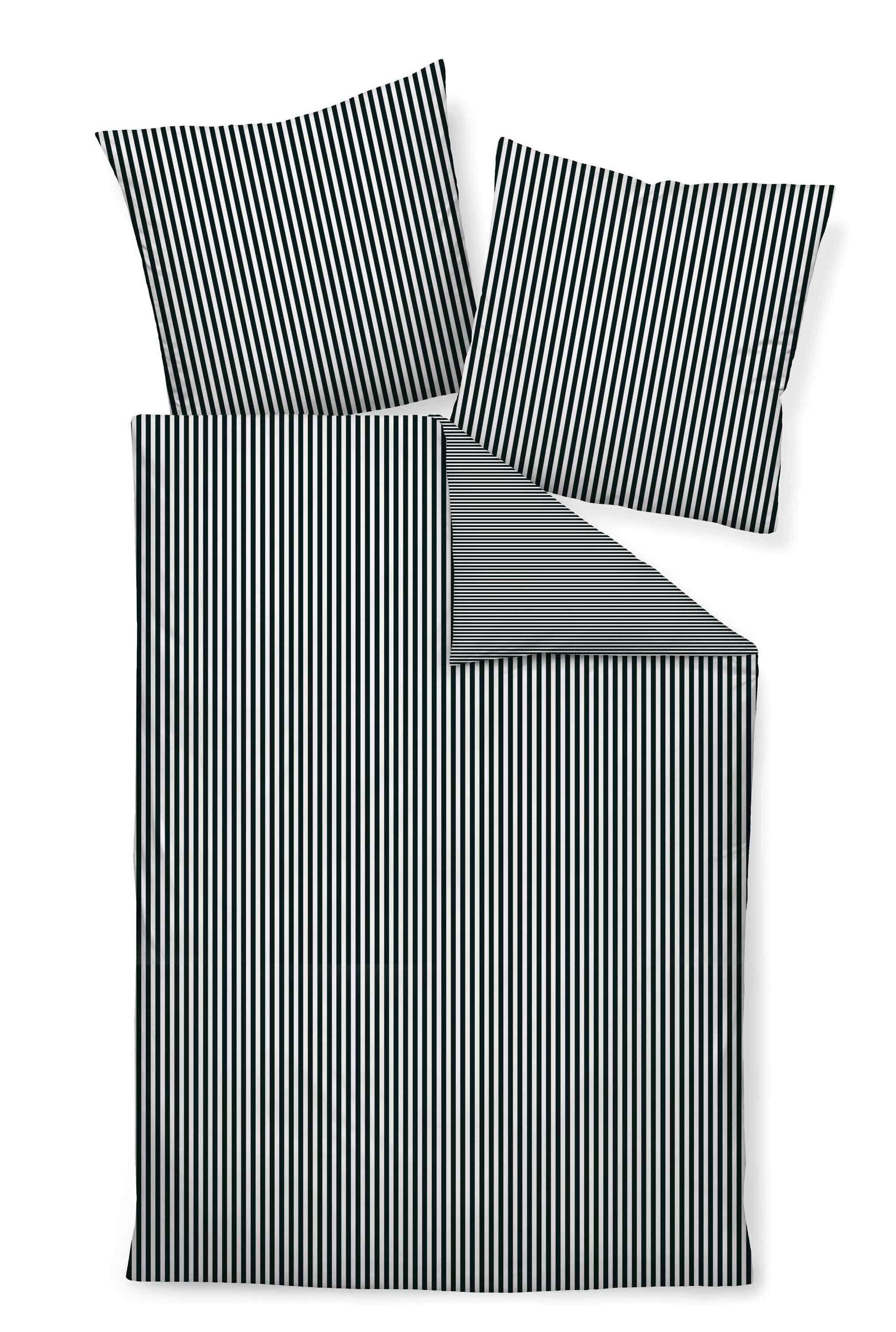 BETTWÄSCHE 2-teilig Giacomo Makosatin 135/200 cm  - Taupe, KONVENTIONELL, Textil (135/200cm) - Janine