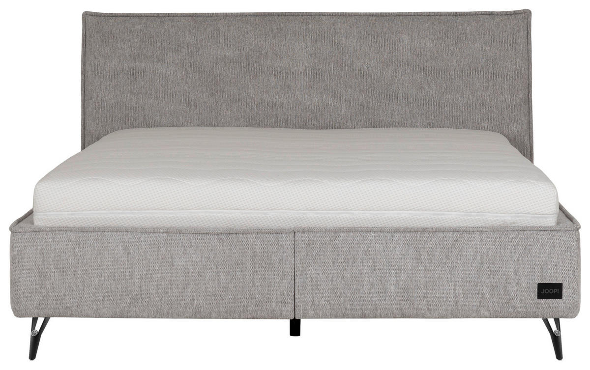 POLSTERBETT 160/200 cm,  in Ecru, Matratze, gepolstertes Kopfteil, Lattenrost, Bettkasten, H4 + H4 = sehr fest  - Ecru/Buchefarben, MODERN, Holz/Textil (160/200cm) - Joop!