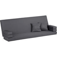 Kissenset-Hollywoodschaukel Anthrazit  - Anthrazit, Basics, Textil (183/57/10cm) - Gardenson