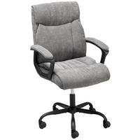 OTOČNÁ ŽIDLE, žinylka, šedá - šedá/černá, Lifestyle, kov/dřevo (62/99-107/65cm) - MID.YOU