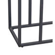 BEISTELLTISCH rechteckig Eichefarben, Schwarz  - Eichefarben/Schwarz, Basics, Holzwerkstoff/Metall (45/25/64cm) - Xora