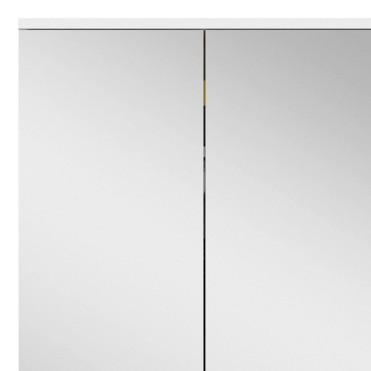 VIACÚČELOVÁ SKRIŇA, biela, 65/193/37 cm - čierna/biela, Modern, kov/kompozitné drevo (65/193/37cm) - MID.YOU